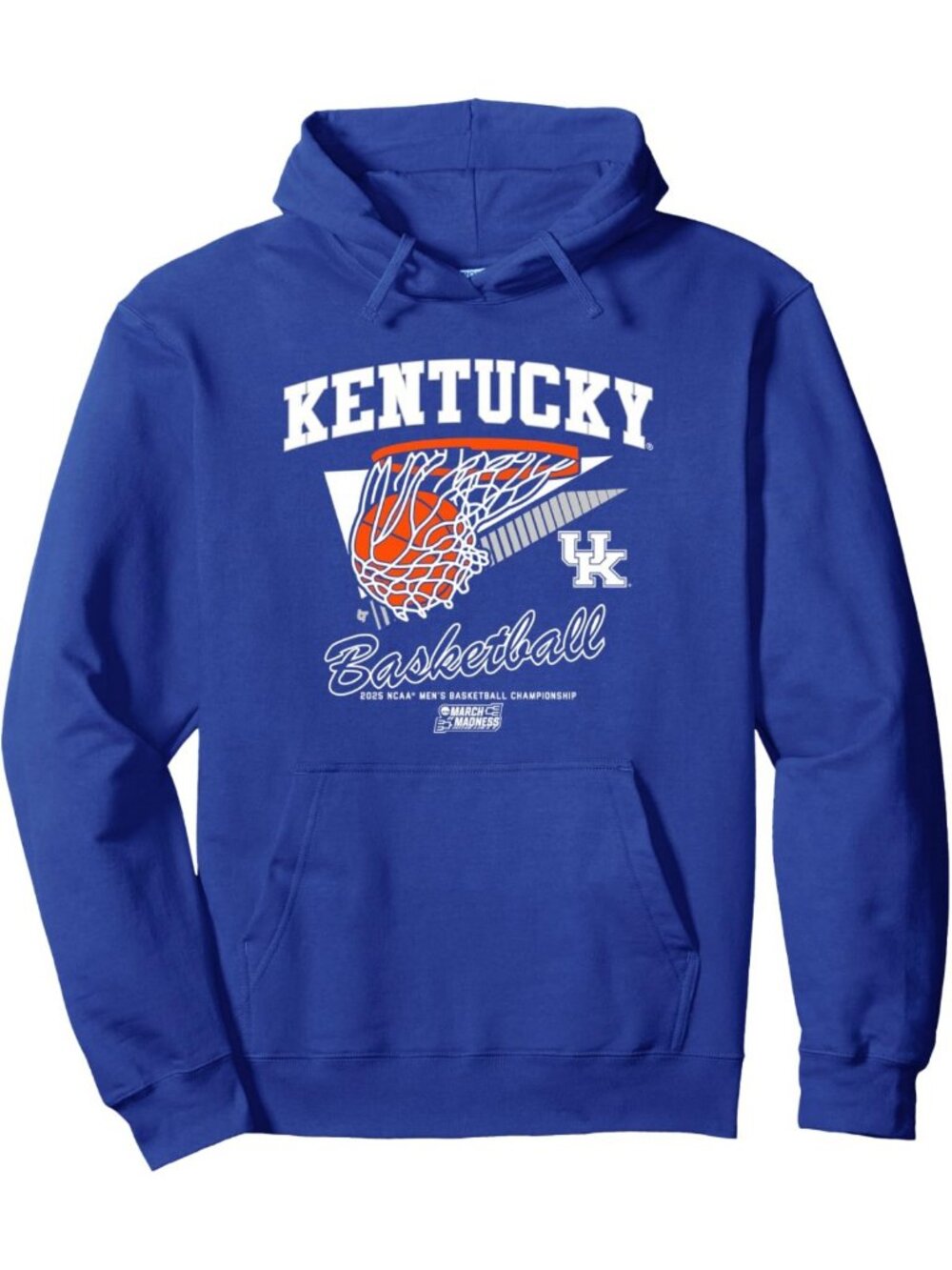 2025 March Madness NCAA Pullover Hoodie - Kentucky Basketball Fan Gear